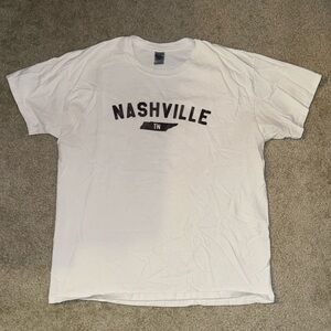 Gildan Nashville Graphic White Tee
